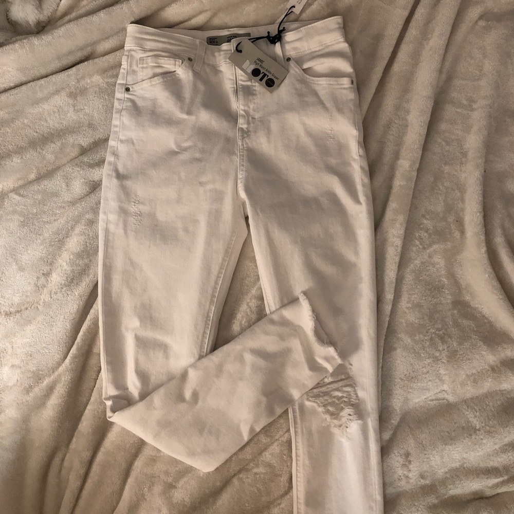 Topshop Jamie High Waist Ankle Grazer size 28